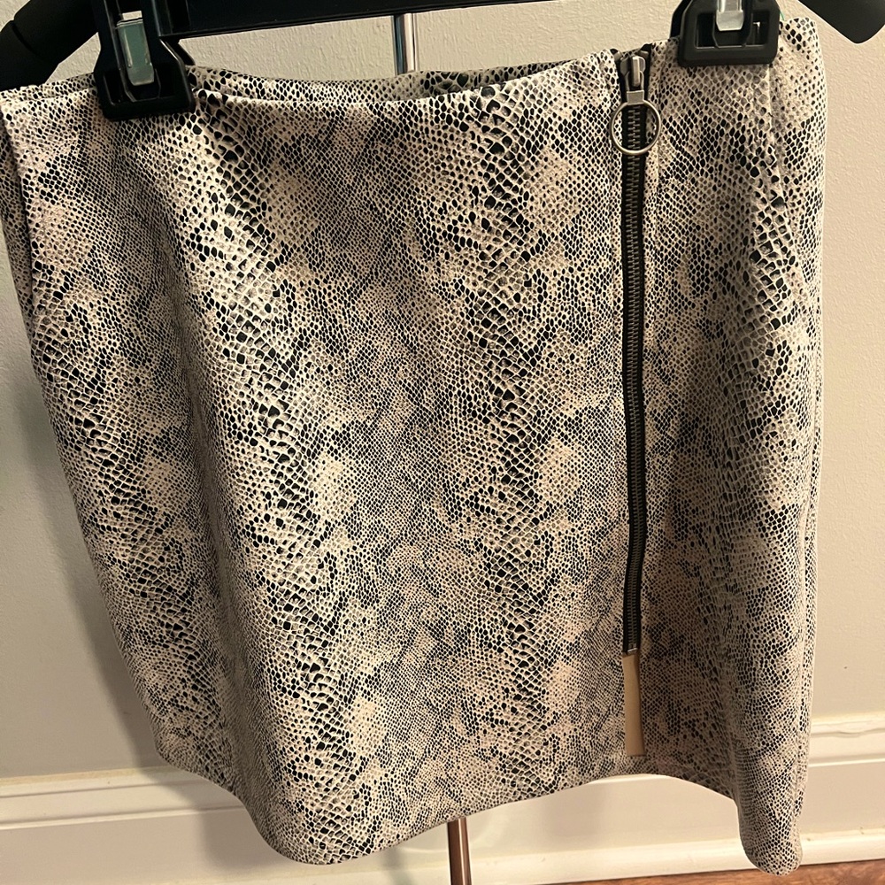 Snake skin skirt